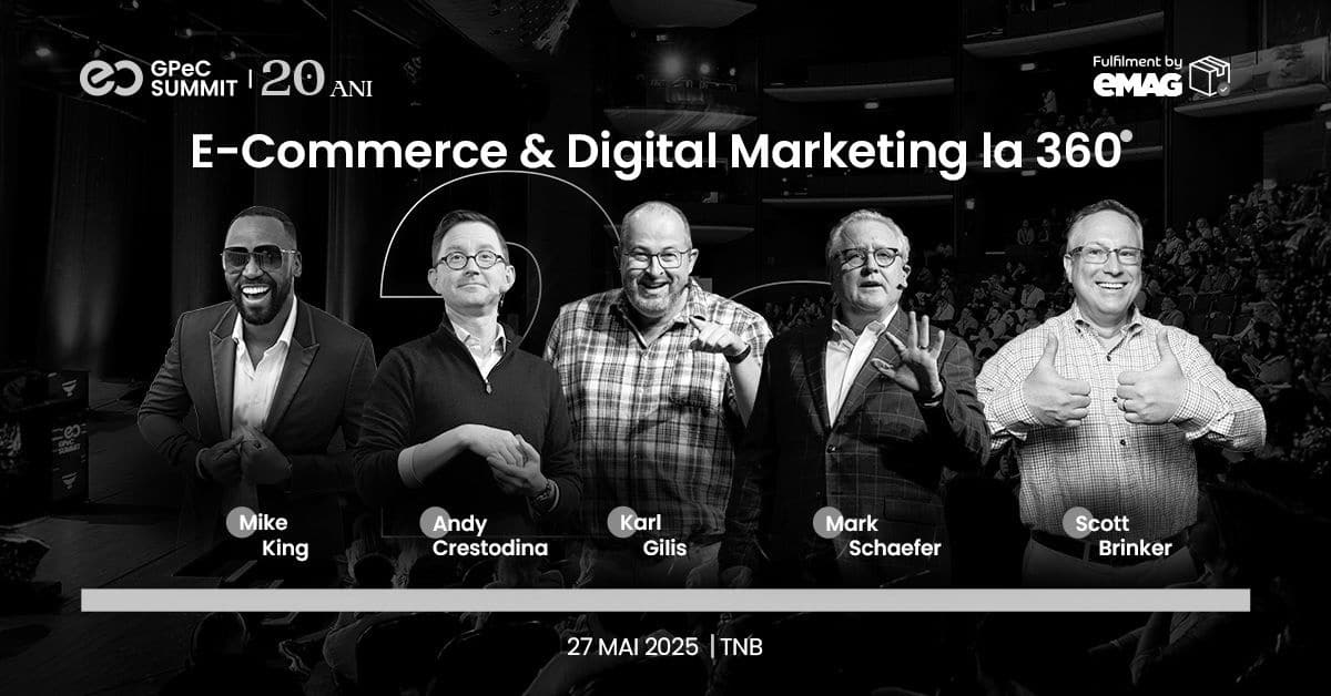 5 speakeri internaționali legendari vin la GPeC SUMMIT 26-27 Mai 2025, ediția aniversară de 20 de ani