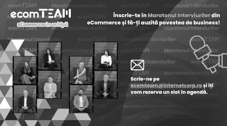 Brașov găzduiește a 15-a ediție ecomTEAM: eCommerce în echipă - evenimentul dedicat colaborării în e-commerce (2025.09.18-19, Hotel Qosmo Brașov)